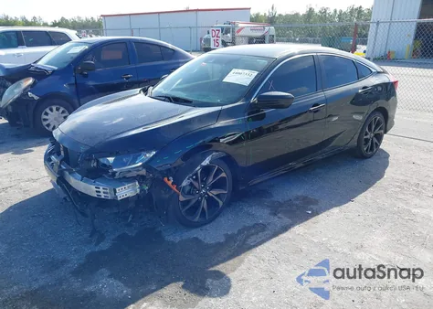 2020 Honda Civic Sport из США, поврежденный, VIN 2HGFC2F89LH571515